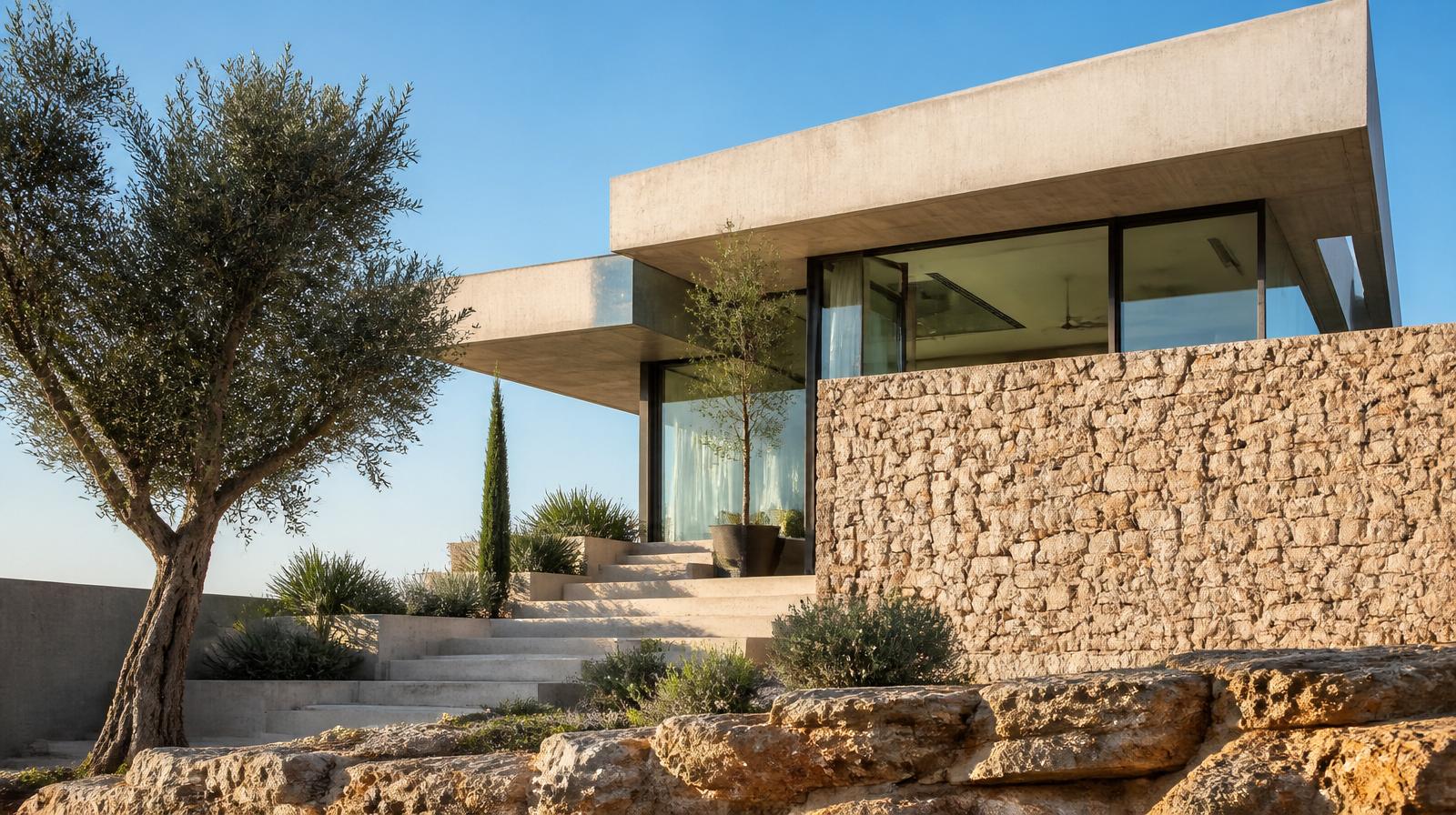 Cyprus Villa Architecture: Modernism Meets Mediterranean Stone