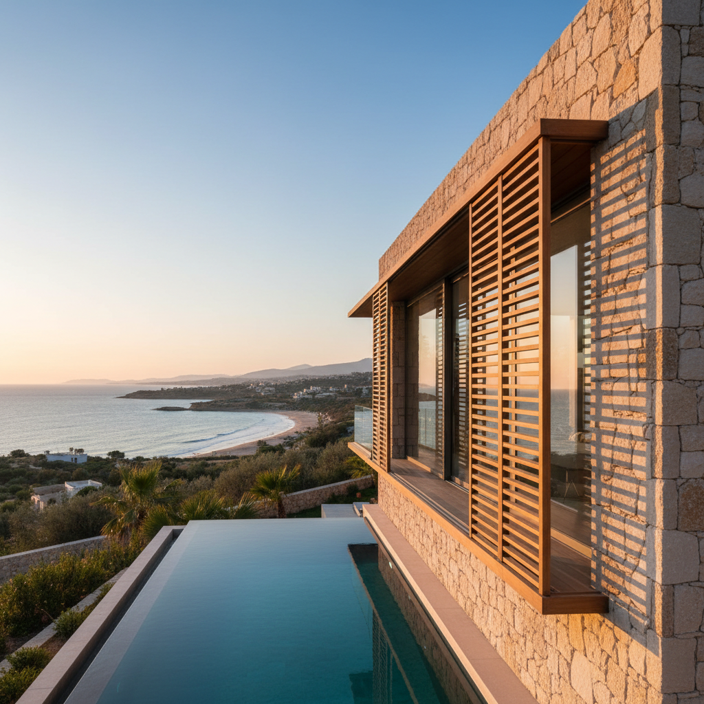 Timeless Design: Shading, Cross-Breeze, and Stone in Modern Cyprus Villas