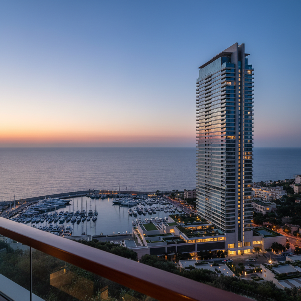 Architectural Harmony: Marina Towers and the Allure of a Cyprus Sea View